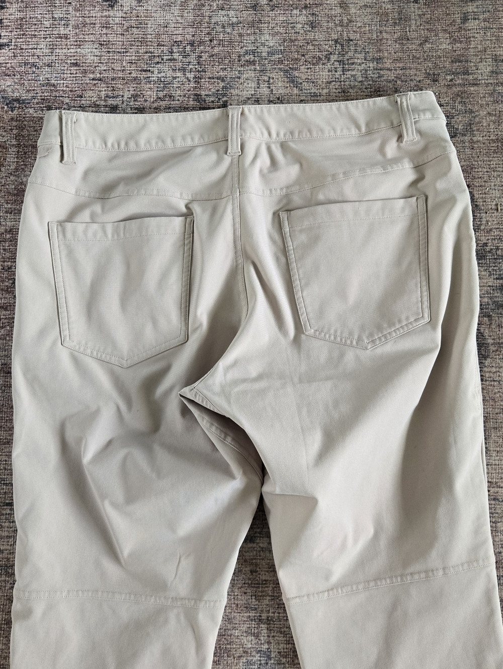 Lululemon ABC Pant Slim Casual Pants Size 33/28L Inseam Warpstreme Silverstone - Picture 7 of 8
